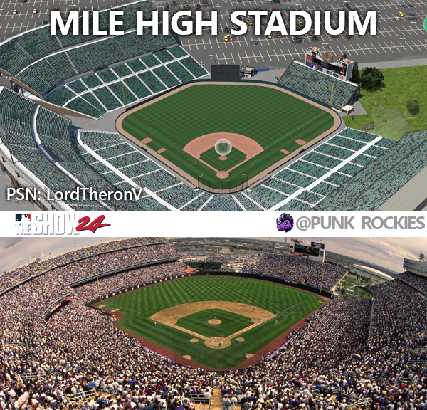 Mile High Stadium for MLB the Show 24